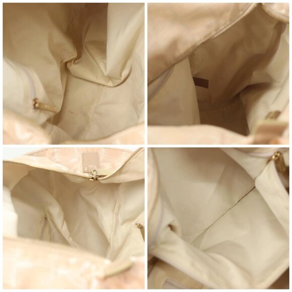 CHANEL New Travel Line Tote Bag Nylon Pink Gold CC Auth BA4944 - Picture 15 of 16